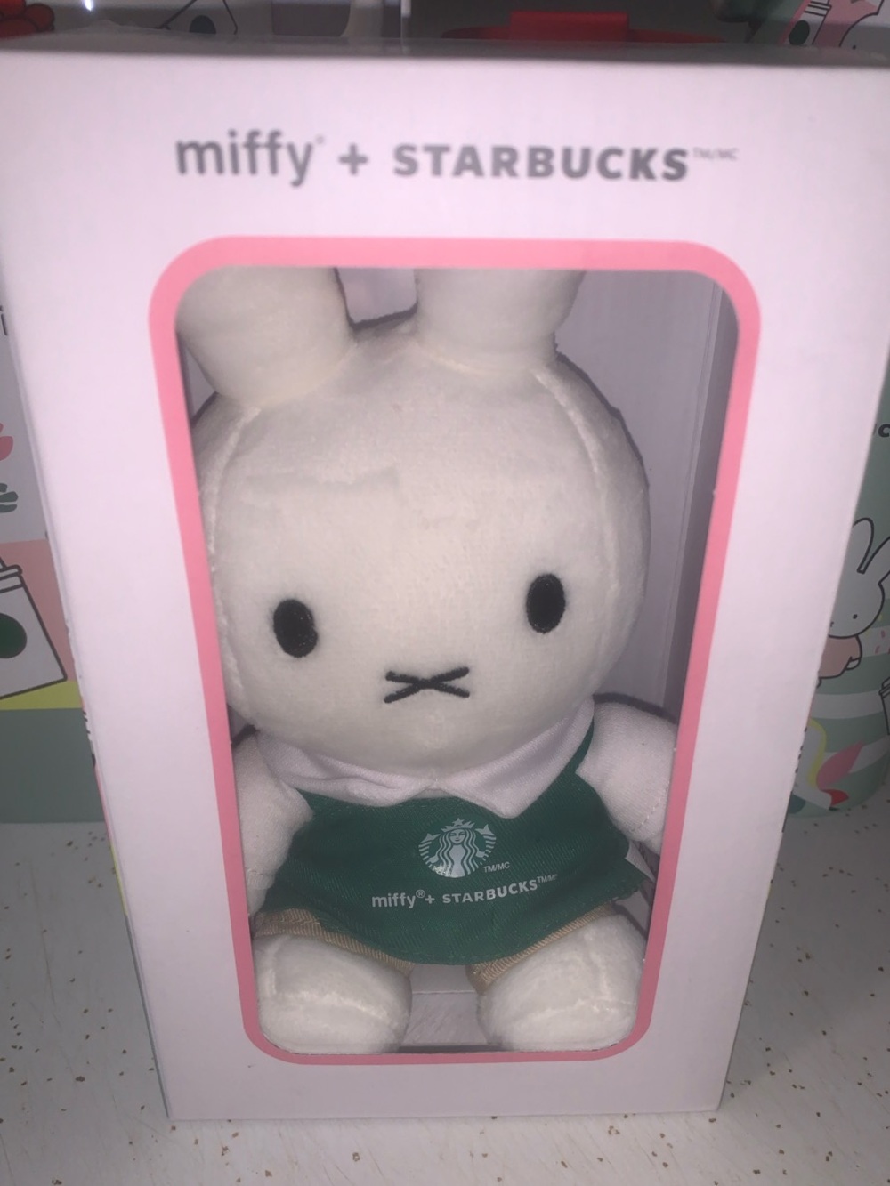 Starbucks Miffy Pink & Mint Drinkware and Plush Gift Set - Picture 3 of 5